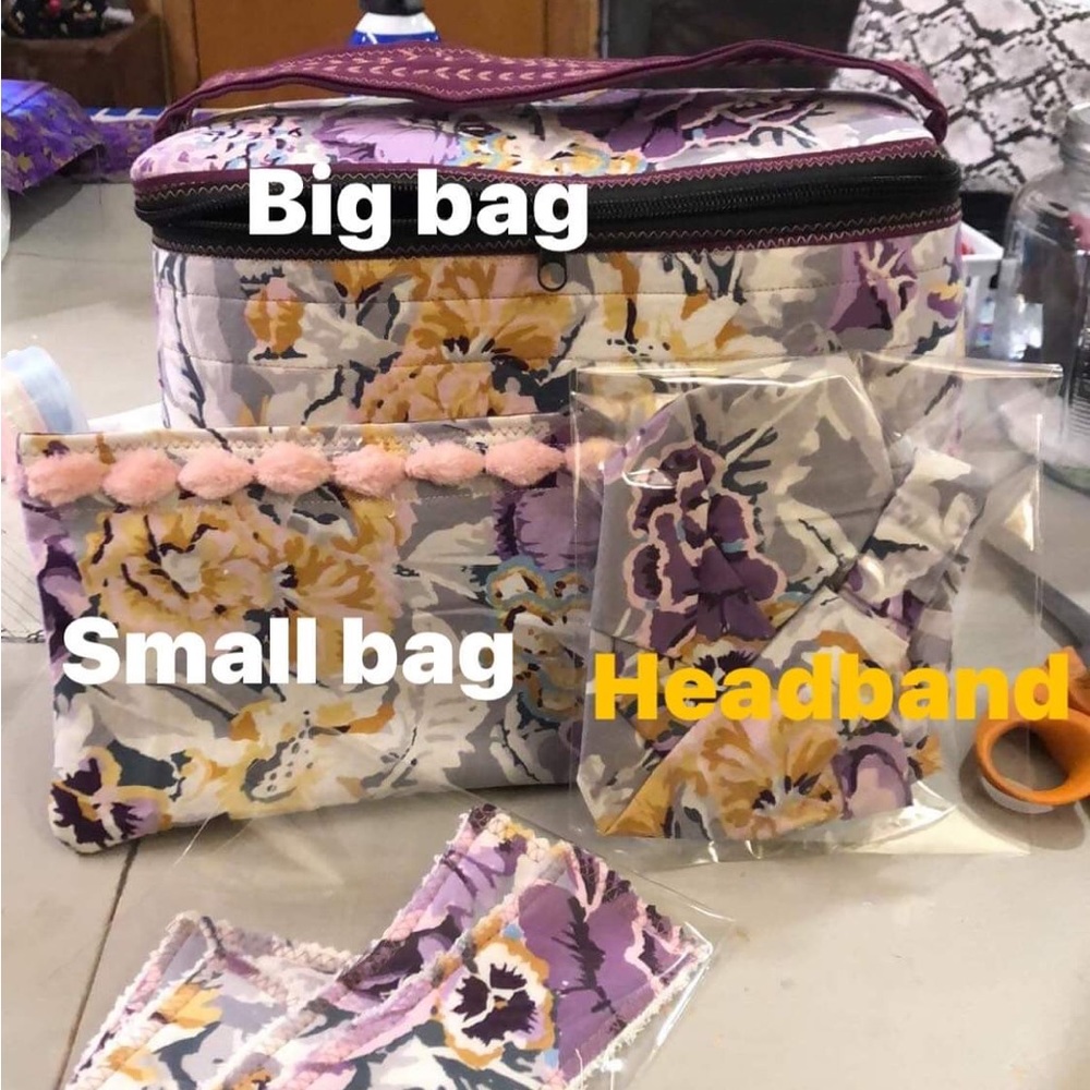 Handmade cosmetic  Bag.